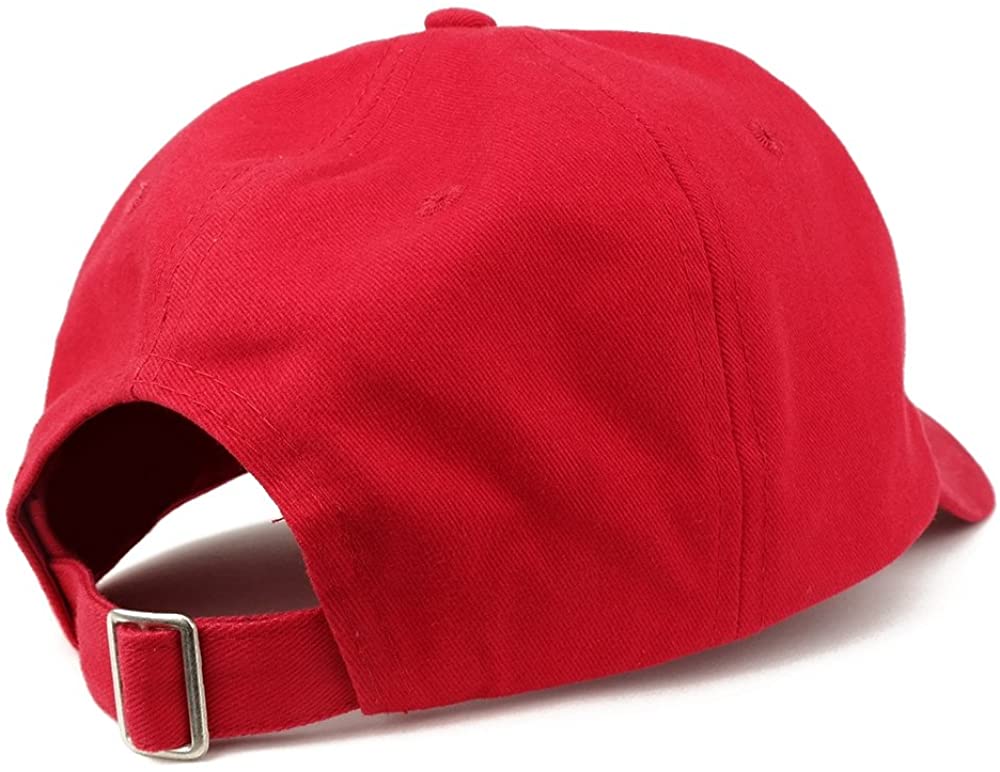 Trendy Apparel Shop Mimosas For President Embroidered 100% Cotton Adjustable Cap - Red