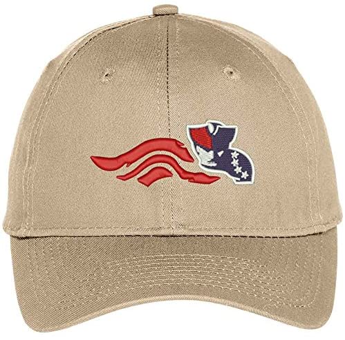 Trendy Apparel Shop American Patriots Embroidered Baseball Cap - Khaki