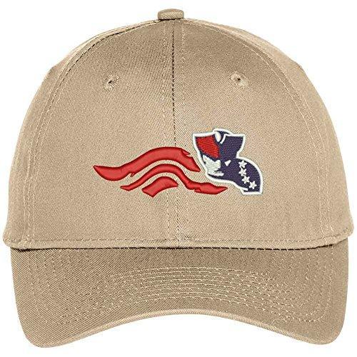 Trendy Apparel Shop American Patriots Embroidered Baseball Cap - Khaki