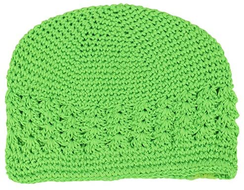 Trendy Apparel Shop Infant to Toddler Plain Crochet Cotton Beanie Hat