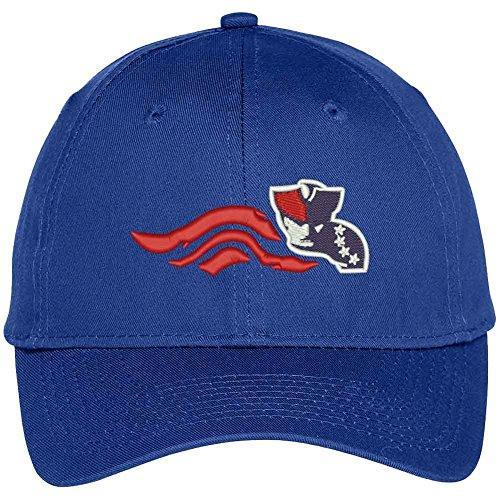 Trendy Apparel Shop American Patriots Embroidered Baseball Cap - Royal