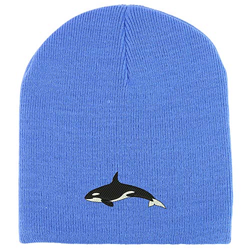 Trendy Apparel Shop Orca Killer Whale Acrylic Winter Knit Skull Short Beanie