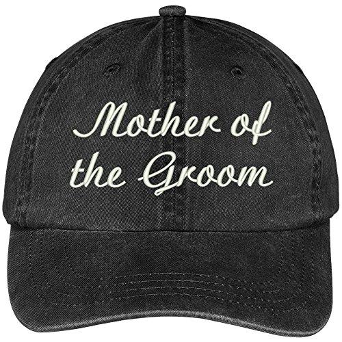 Trendy Apparel Shop Mother of The Groom Embroidered Wedding Party Pigment Dyed Cotton Cap