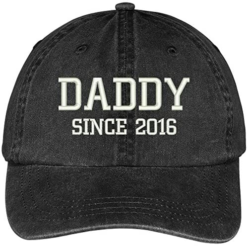 Trendy Apparel Shop Daddy Since 2016 Embroidered Pigment Dyed Low Profile Cotton Cap