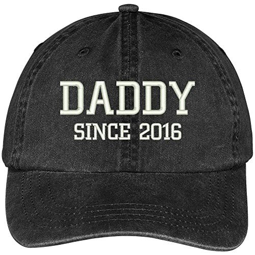 Trendy Apparel Shop Daddy Since 2016 Embroidered Pigment Dyed Low Profile Cotton Cap