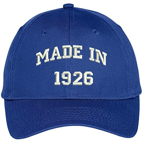 Trendy Apparel Shop 91st Birthday Gift - Made In 1926 Embroidered Cap