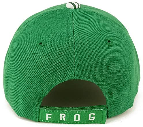 Trendy Apparel Shop Kids Size Animal Design Embroidered Adjustable Baseball Hat With Striped Bill