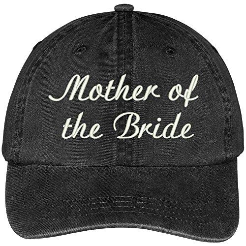 Trendy Apparel Shop Mother of The Bride Embroidered Wedding Party Pigment Dyed Cotton Cap