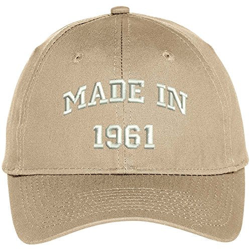 Trendy Apparel Shop 56th Birthday Gift - Made In 1961 Embroidered Cap