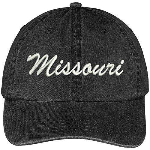 Trendy Apparel Shop Missouri State Embroidered Low Profile Adjustable Cotton Cap