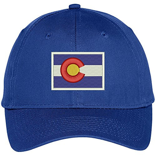 Trendy Apparel Shop Colorado State Flag Embroidered Baseball Cap