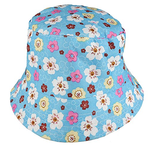 Trendy Apparel Shop Infants Floral Print Lightweight and Crushable Bucket Hat