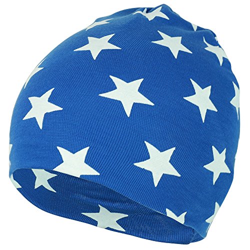 Trendy Apparel Shop Star All Over Printed Infant to Toddler Short Beanie