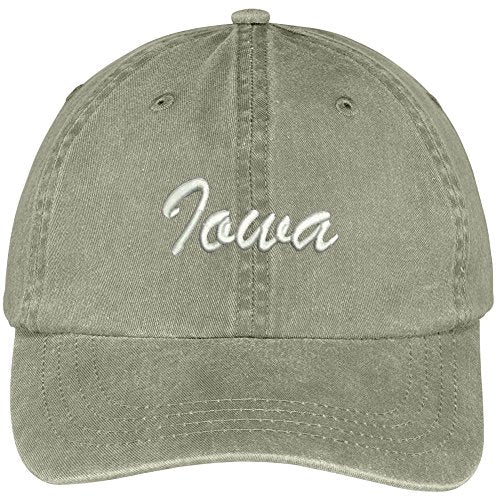 Trendy Apparel Shop Iowa State Embroidered Low Profile Adjustable Cotton Cap