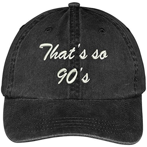 Trendy Apparel Shop That's So 90's Embroidered Soft Crown Cotton Adjustable Cap