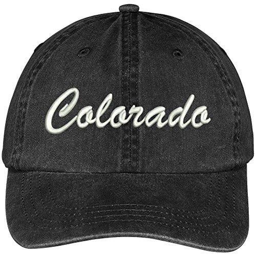 Trendy Apparel Shop Colorado State Embroidered Low Profile Adjustable Cotton Cap