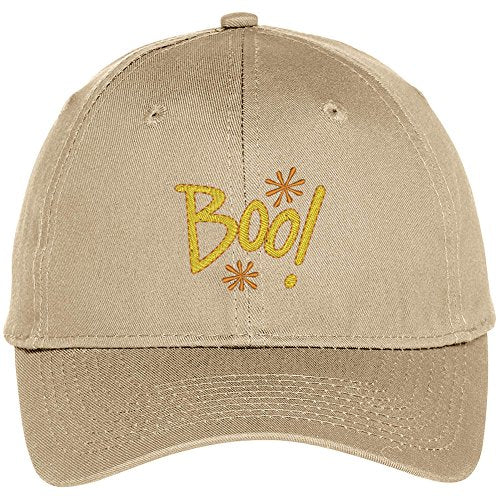 Trendy Apparel Shop Boo Embroidered Halloween Theme Adjustable Baseball Cap