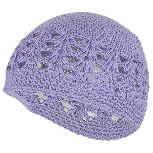 Trendy Apparel Shop Infant to Toddler Plain Crochet Cotton Beanie Hat