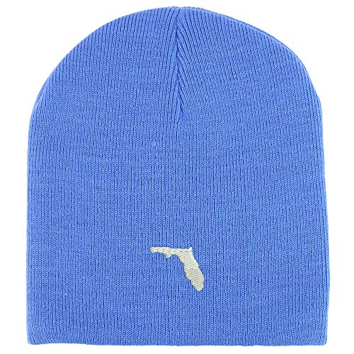 Trendy Apparel Shop Florida State Acrylic Winter Knit Skull Short Beanie