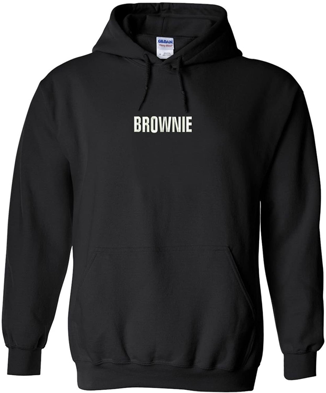 Trendy Apparel Shop Brownie Embroidered Heavy Blend Hoodie