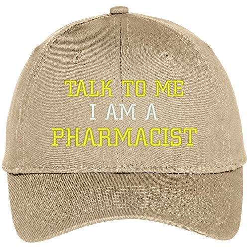 Trendy Apparel Shop Talk to Me I Am A Phamacist Embroidered Baseball Cap