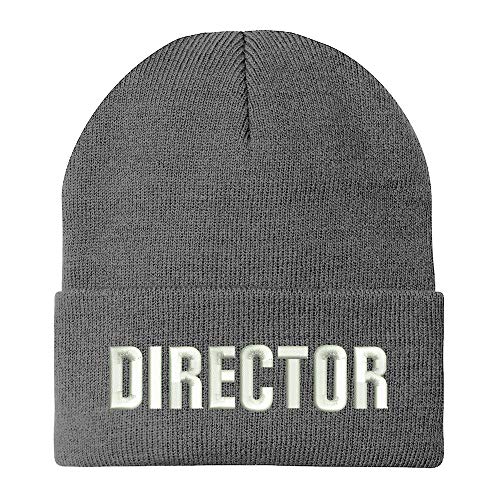 Trendy Apparel Shop Director Embroidered Winter Long Cuff Beanie