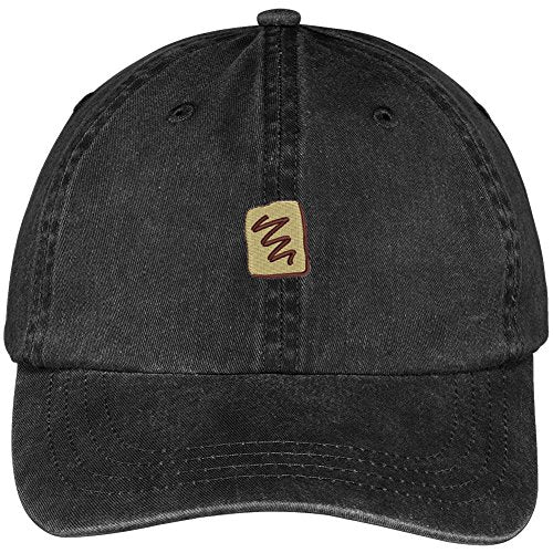 Trendy Apparel Shop Chocolate Embroidered Soft Crown 100% Brushed Cotton Cap
