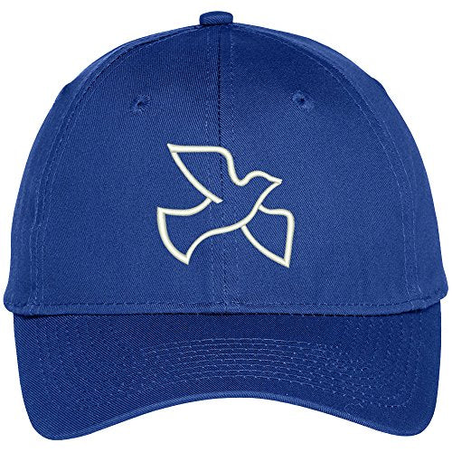 Trendy Apparel Shop Dove Christian Symbol Embroidered Baseball Cap