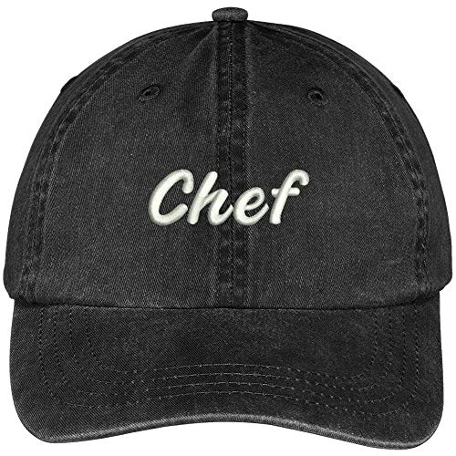 Trendy Apparel Shop Chef Embroidered Washed Cotton Adjustable Cap
