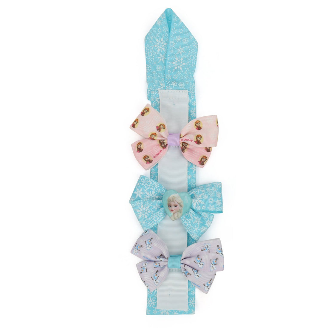 Trendy Apparel Shop Frozen Elsa Anna Olaf 3 Pack Hair Bows Clips