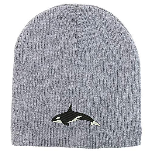 Trendy Apparel Shop Orca Killer Whale Acrylic Winter Knit Skull Short Beanie