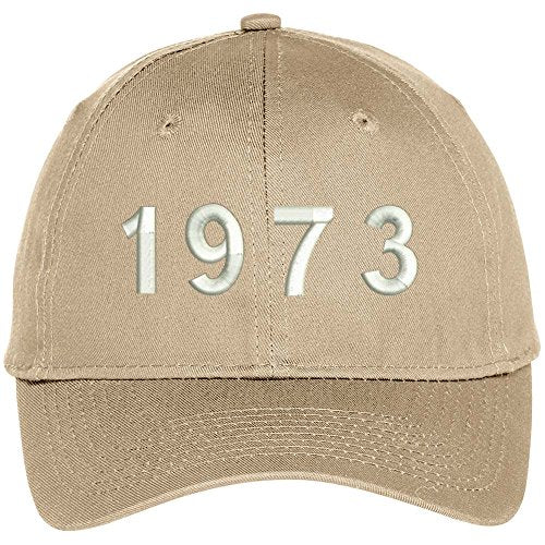 Trendy Apparel Shop 1973 Birth Year Embroidered Baseball Cap