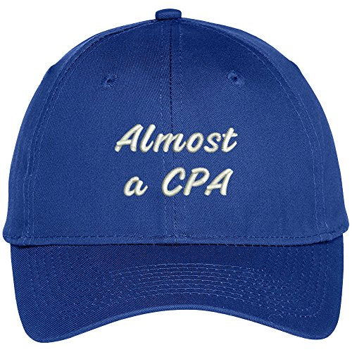 Trendy Apparel Shop Almost A CPA Embroidered Adjustable Snapback Baseball Cap
