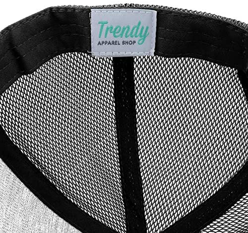 Trendy Apparel Shop Oversize XXL Structured Trucker Mesh Baseball Cap