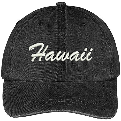 Trendy Apparel Shop Hawaii State Embroidered Low Profile Adjustable Cotton Cap