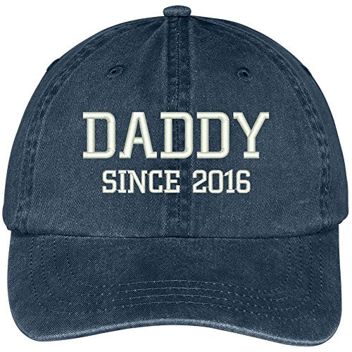 Trendy Apparel Shop Daddy Since 2016 Embroidered Pigment Dyed Low Profile Cotton Cap