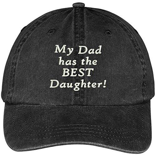 Trendy Apparel Shop Dad Has The Best Daughter Embroidered Washed Cotton Cap