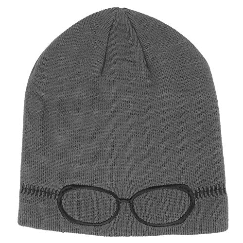 Trendy Apparel Shop Goggles Glasses Embroidered Winter Beanie Hat