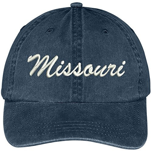 Trendy Apparel Shop Missouri State Embroidered Low Profile Adjustable Cotton Cap