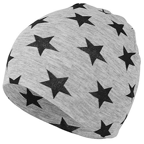 Trendy Apparel Shop Star All Over Printed Infant to Toddler Short Beanie