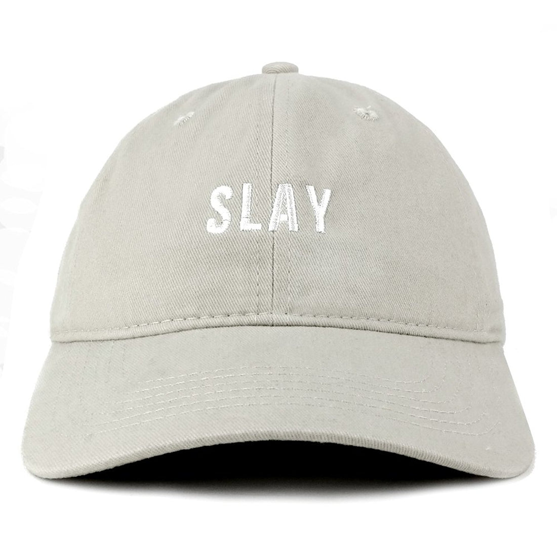 Trendy Apparel Shop Slay Embroidered 100% Cotton Adjustable Cap Dad Hat