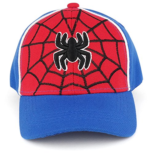Trendy Apparel Shop Infant's Spider and Web 3-D Embroidery Structured Baseball Cap