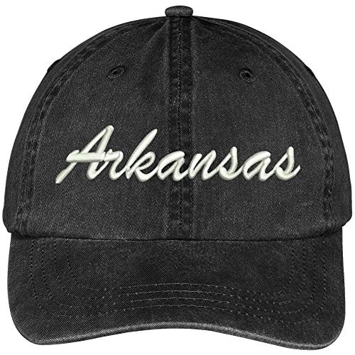 Trendy Apparel Shop Arkansas State Embroidered Low Profile Adjustable Cotton Cap