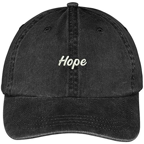 Trendy Apparel Shop Hope Embroidered Washed Cotton Adjustable Cap