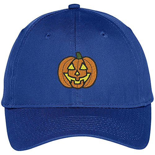 Trendy Apparel Shop Halloween Pumpkin Embroidered Baseball Cap