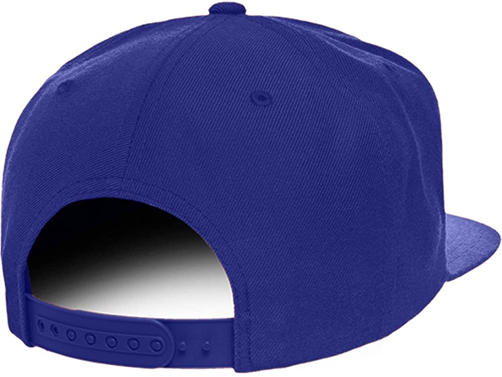 Trendy Apparel Shop Number 99 Collegiate Varsity Font Embroidered Flat Bill Snapback Cap