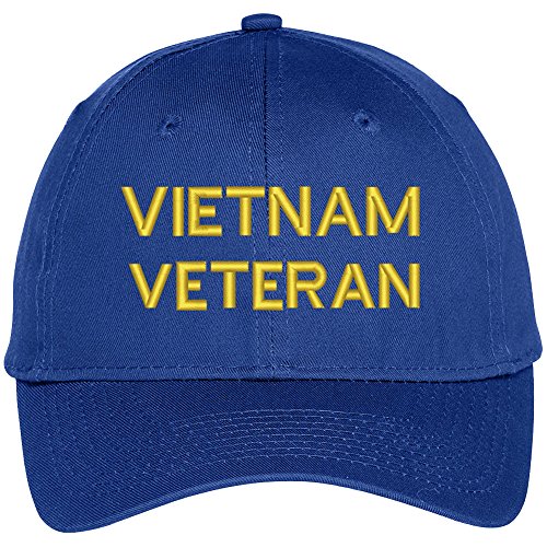 Trendy Apparel Shop Vietnam Veteran Embroidered Military Baseball Cap