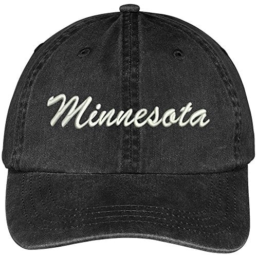 Trendy Apparel Shop Minnesota State Embroidered Low Profile Adjustable Cotton Cap
