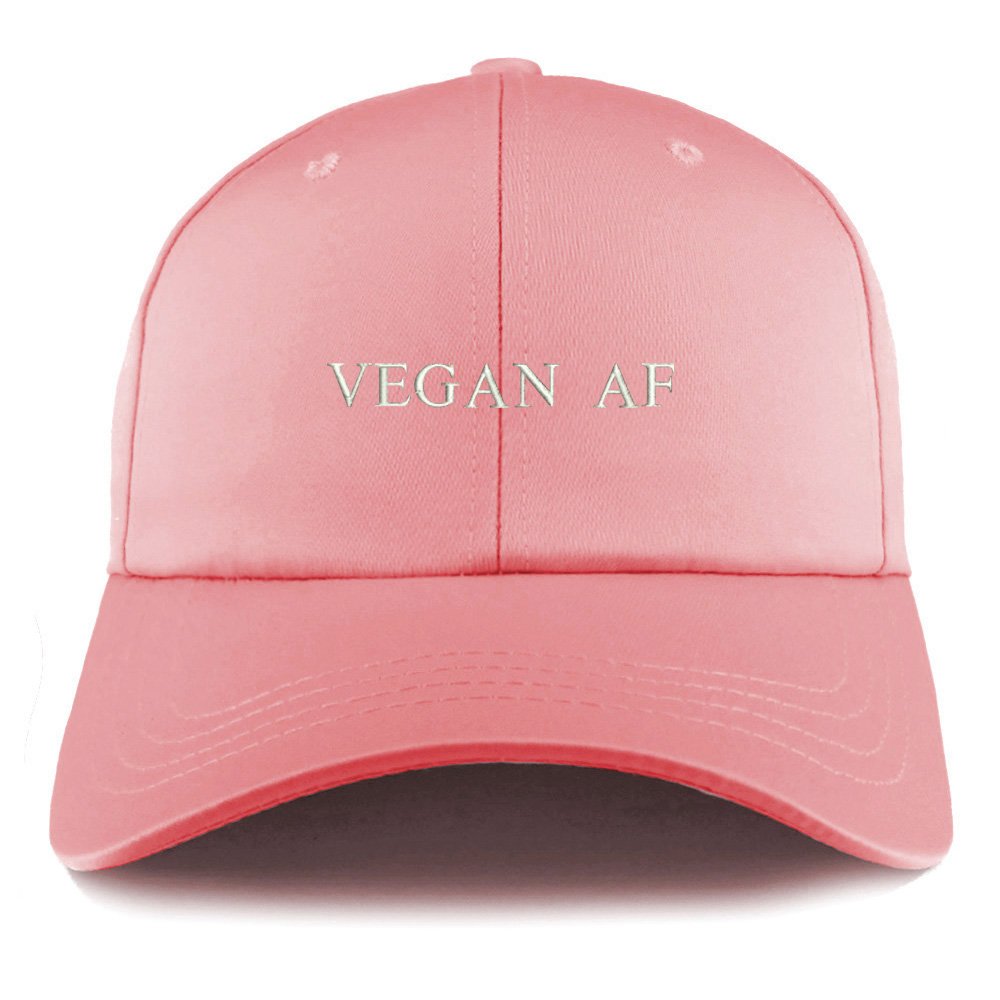 Trendy Apparel Shop Vegan AF Embroidered Structured Satin Adjustable Cap - Mint