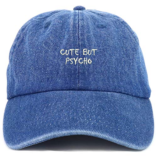 Trendy Apparel Shop Youth Cute But Psycho Small Soft Crown Baseball Cap